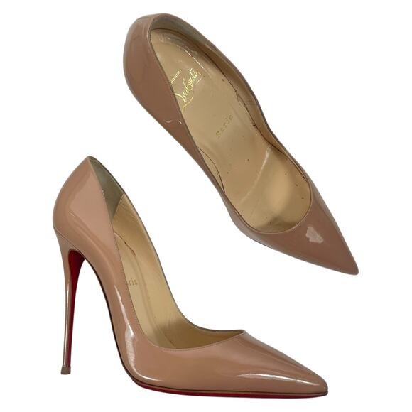 Christian Louboutin So Kate 120mm Patent Leather Pump Blush Size 39 - Picture 4 of 16